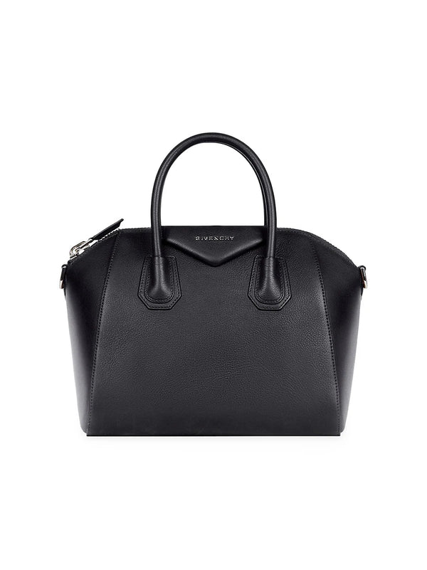 Givenchy Mini Antigona Black Grained Leather Satchel Bag