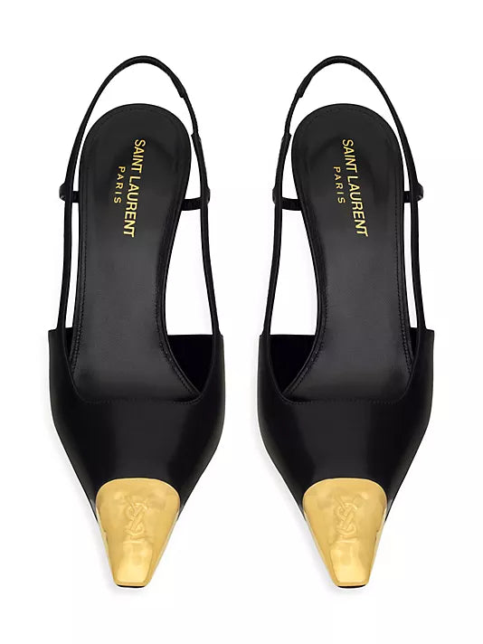 Buying Sanit Laurent black pumps