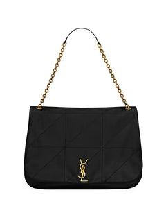 Calypso Patent Leather Shoulder Bag in Black - Saint Laurent