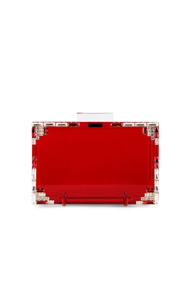 L&#39;Afshar Delilah Jeweled Clutch