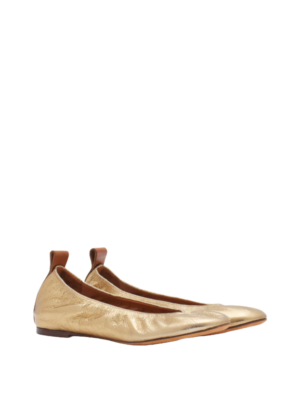 Lanvin Metallic Ballet Flat