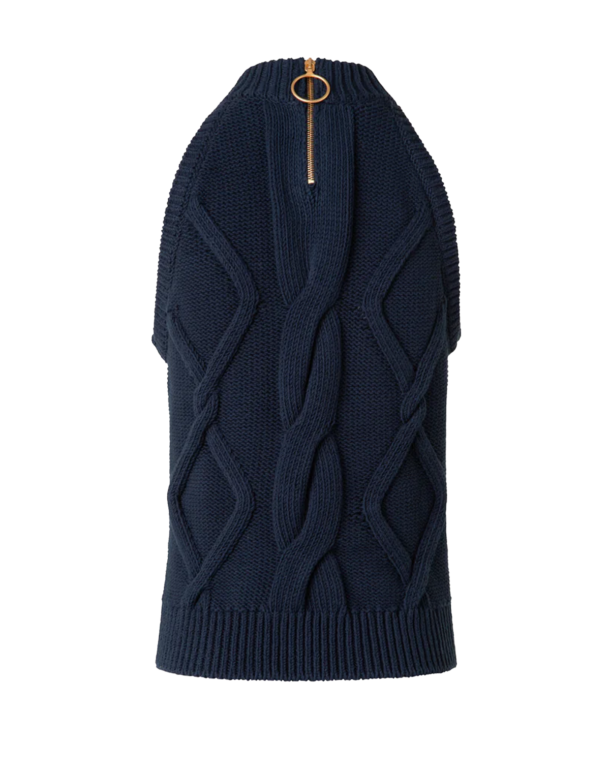 AKRIS punto Chunky Cotton Cable Knit Top