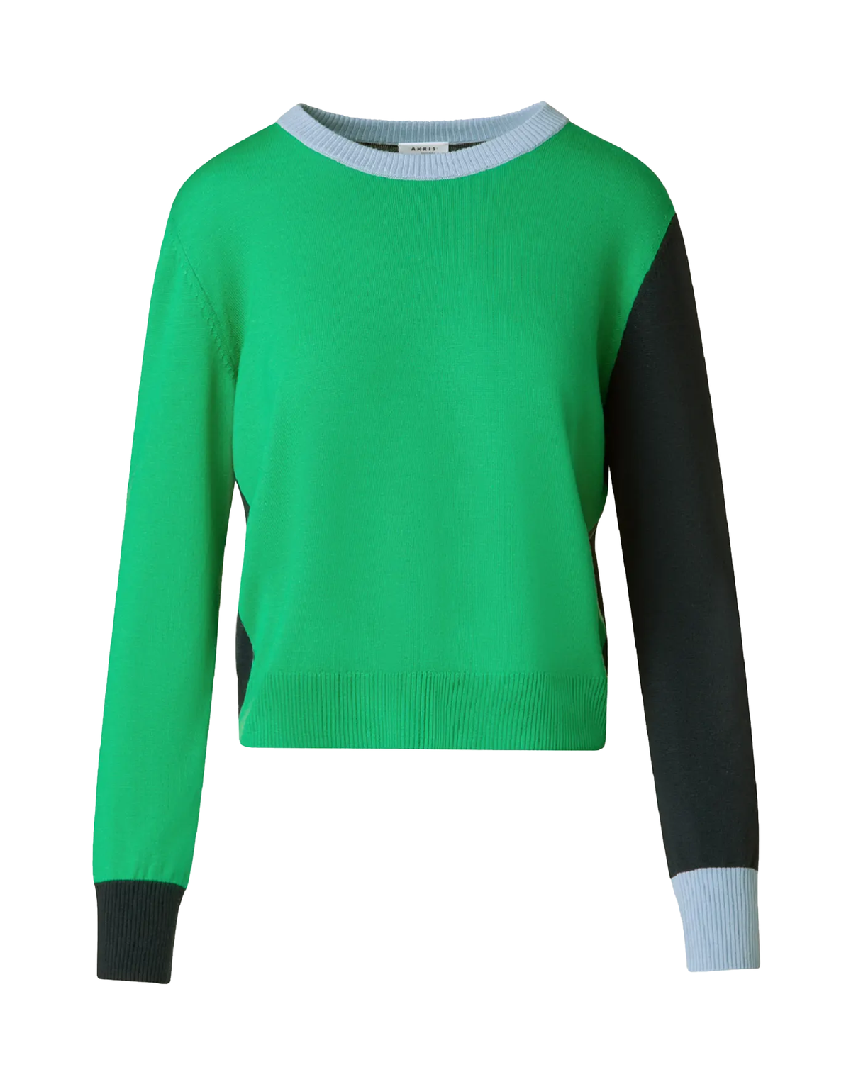 AKRIS punto Colorblock Wool Sweater