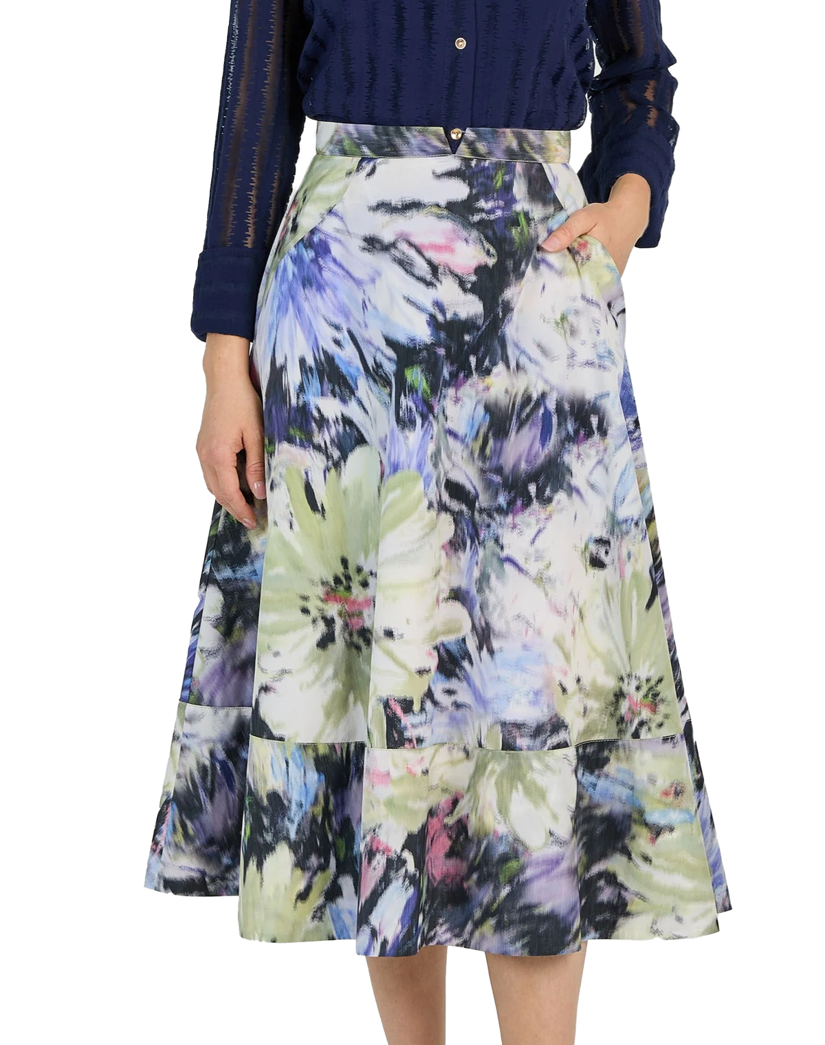 HILTON HOLLIS ARTISTA FLORAL SKIRT