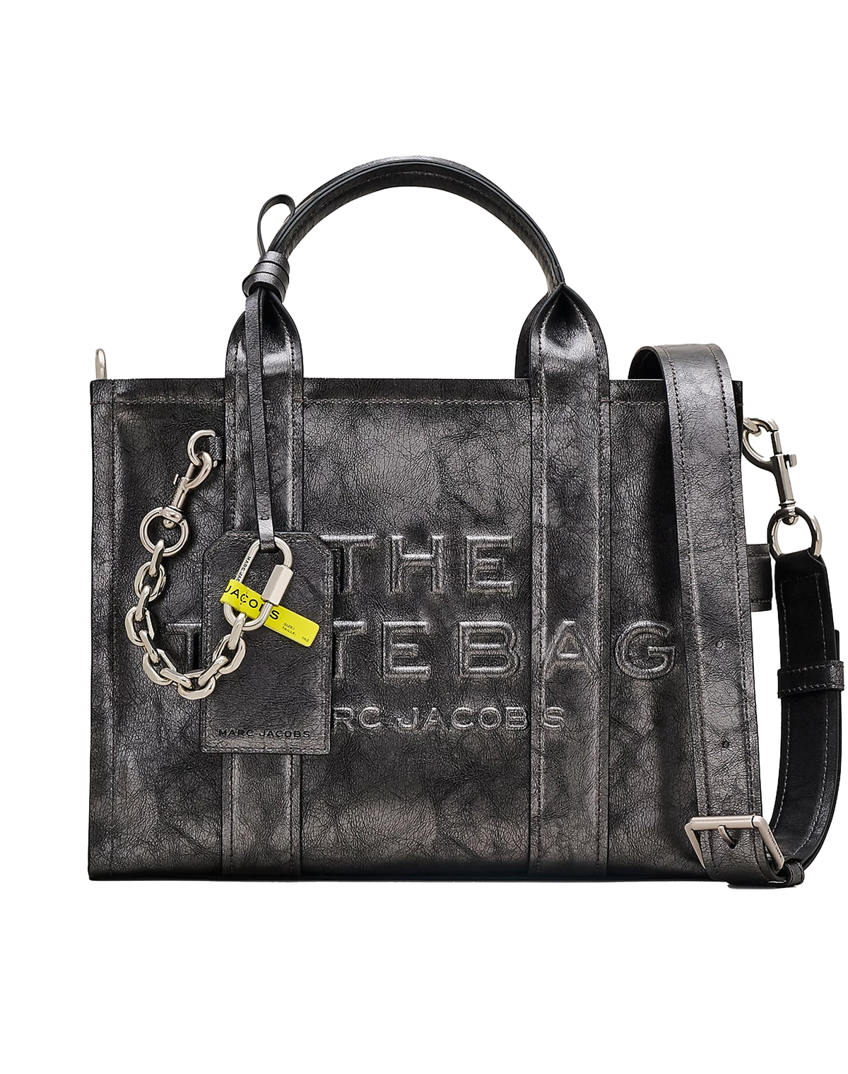 Marc Jacobs The Metallic Distressed Medium Tote Bag