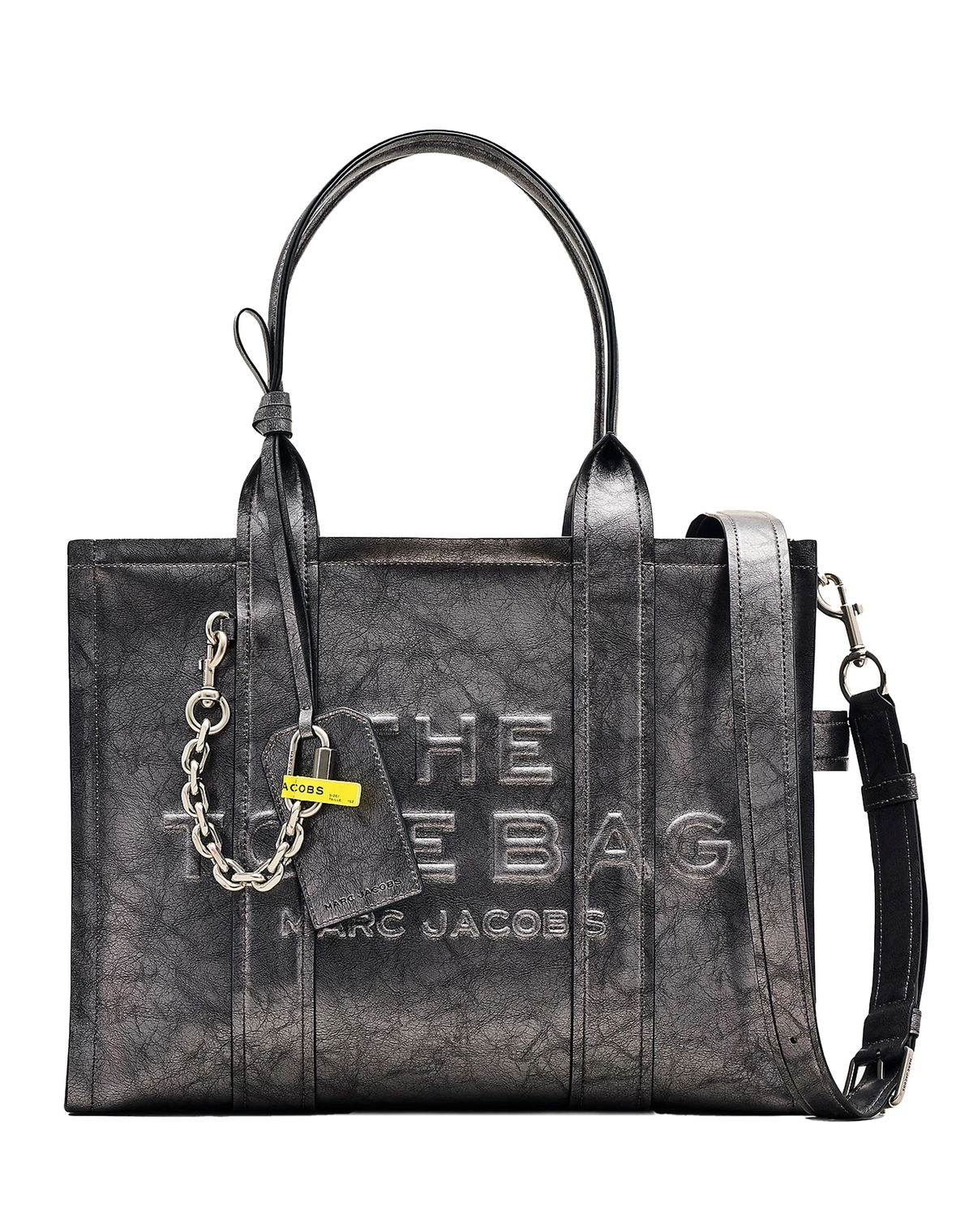 Marc Jacobs The Metallic Distressed Large Tote Bag