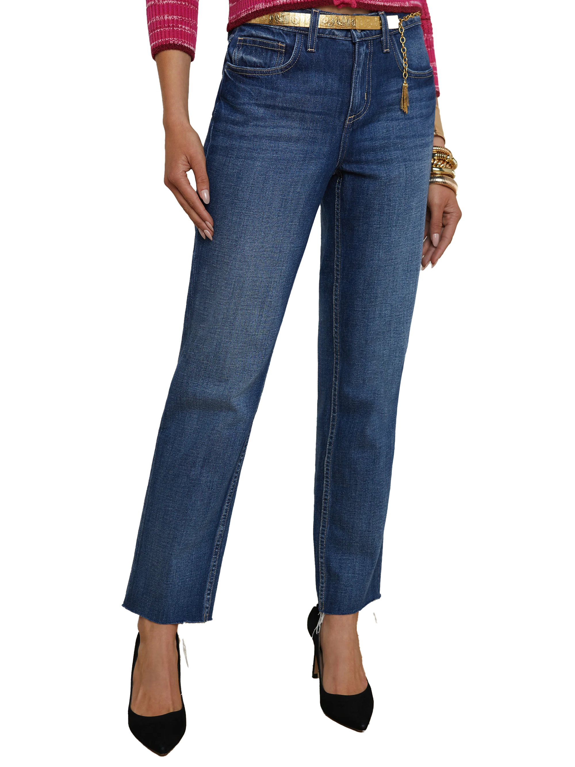 L'AGENCE Milana Slouchy Stovepipe Jean