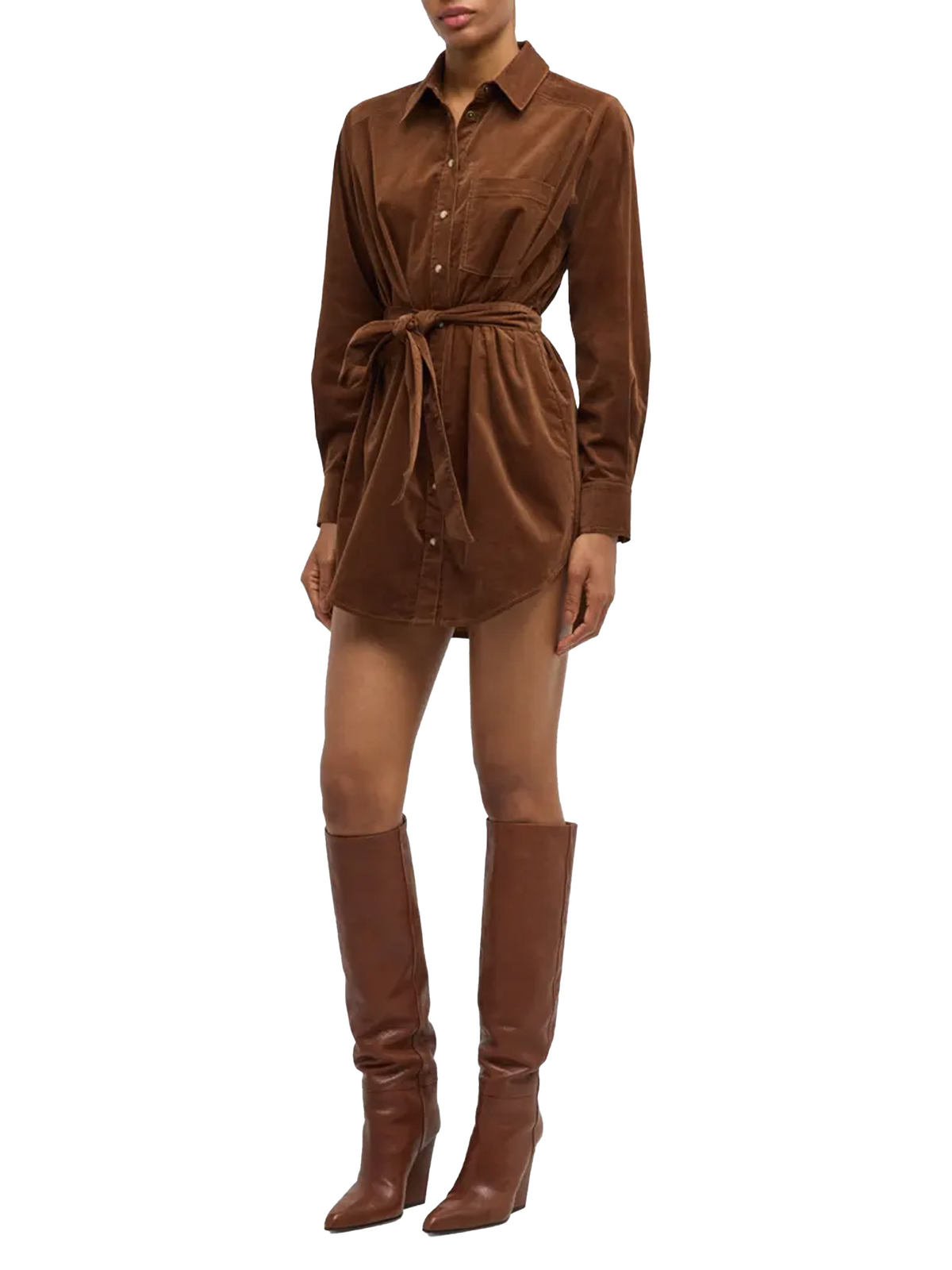 Veronica Beard Ryan Corduroy Shirtdress