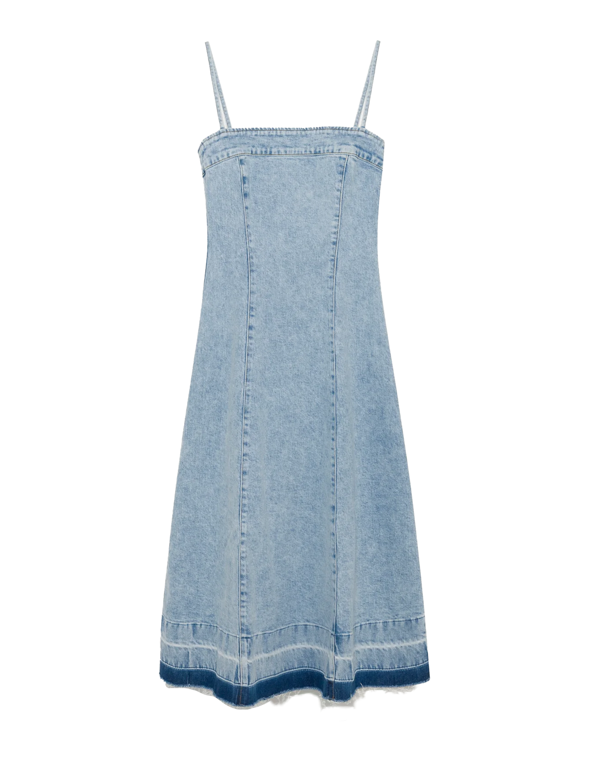 SIMKHAI Clarissa Denim Midi Dress