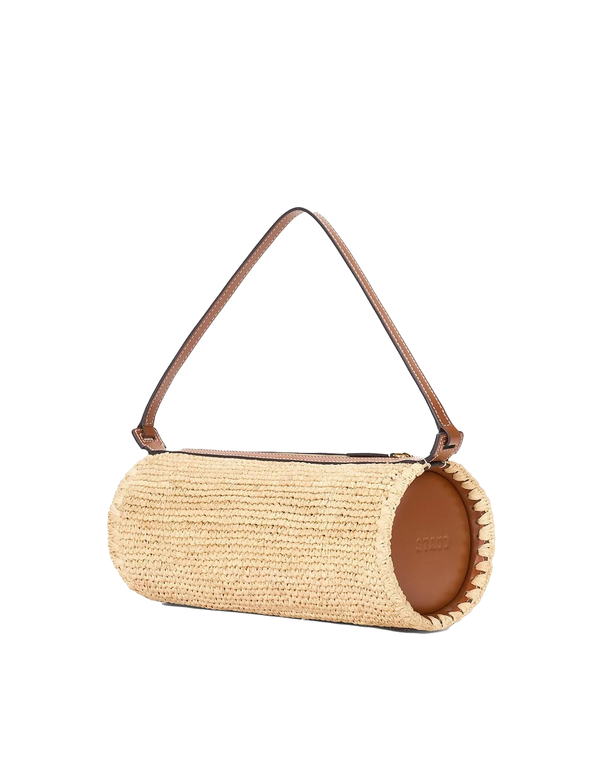 STAUD Mini Taru Raffia Bag