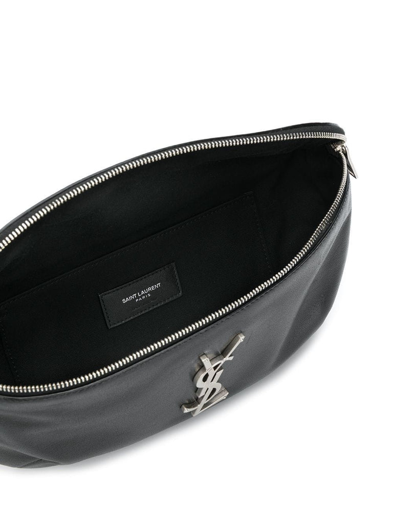 Brown Saint Laurent Monogram Matelasse Lou Belt Bag – Designer Revival