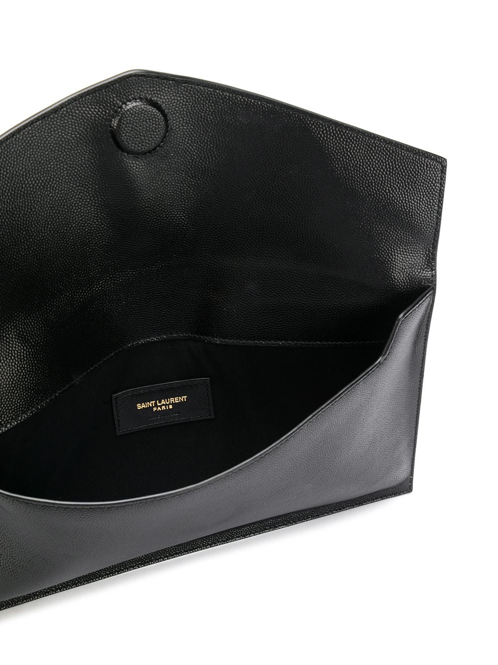 Saint Laurent Leather Uptown Clutch Bag
