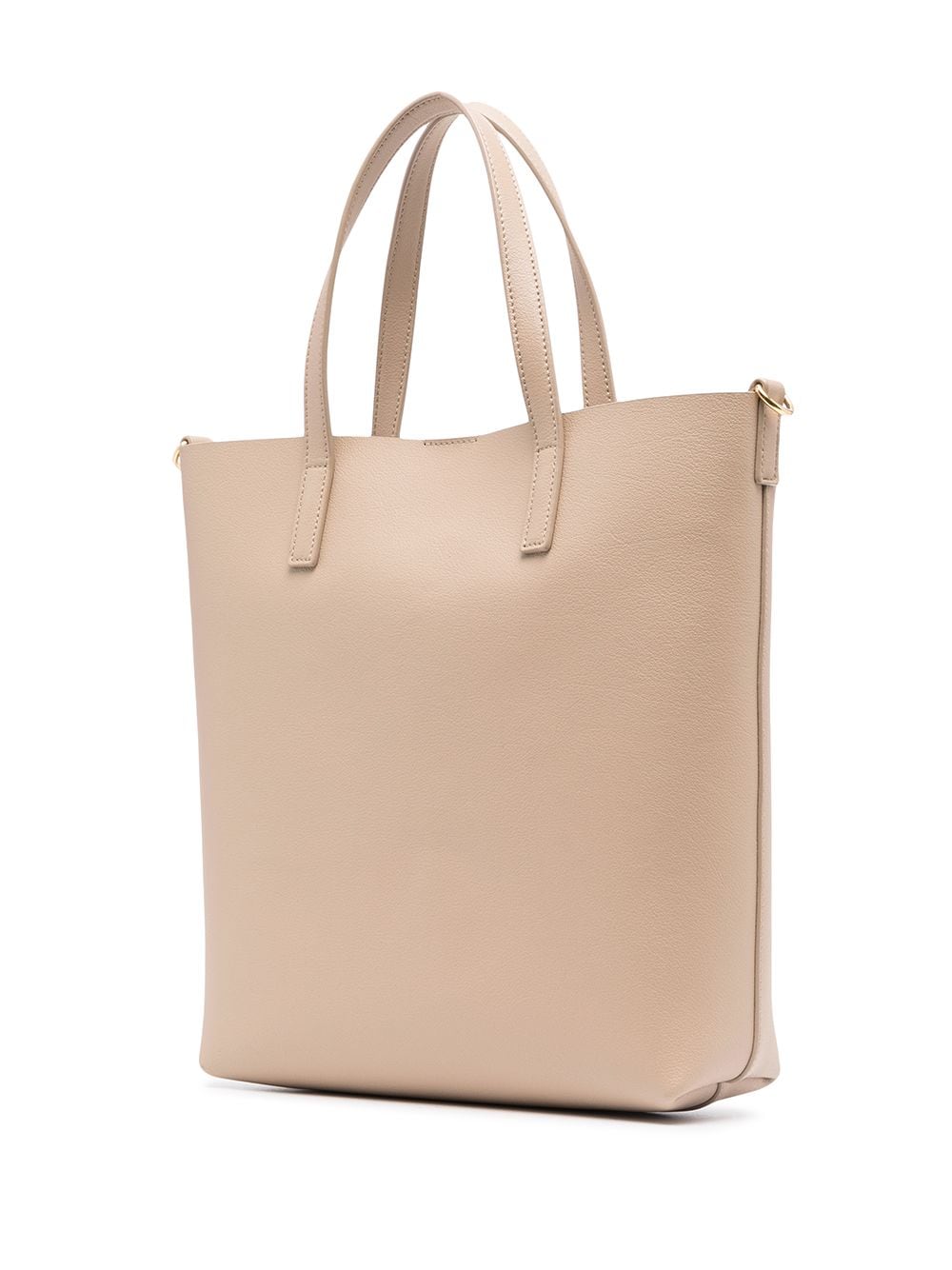 Calvin Klein Women's Brown Logo Print Large Shopper Tote Bag Handbag Purse