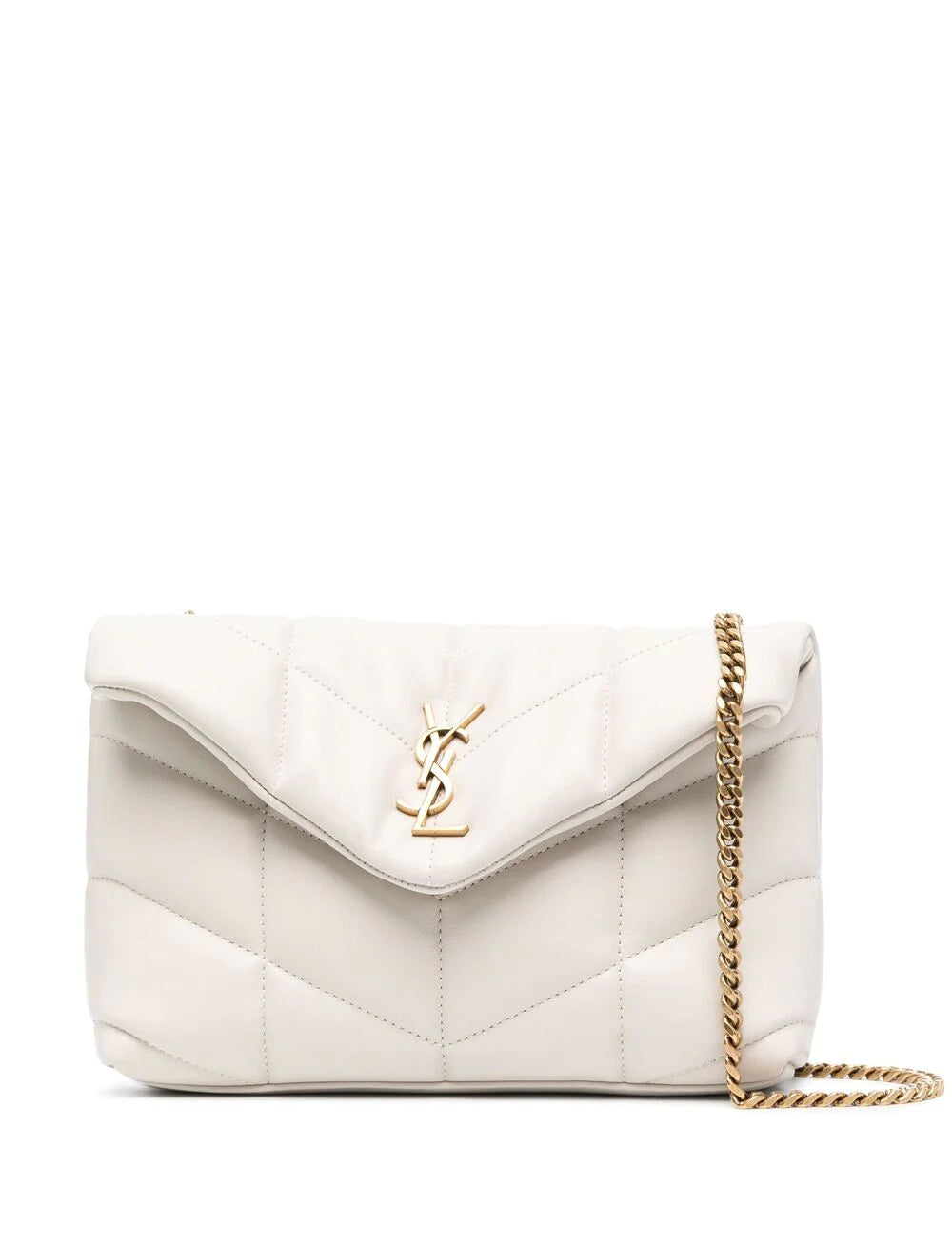 Saint Laurent Small Loulou Shoulder Bag In Quilted Leather in
