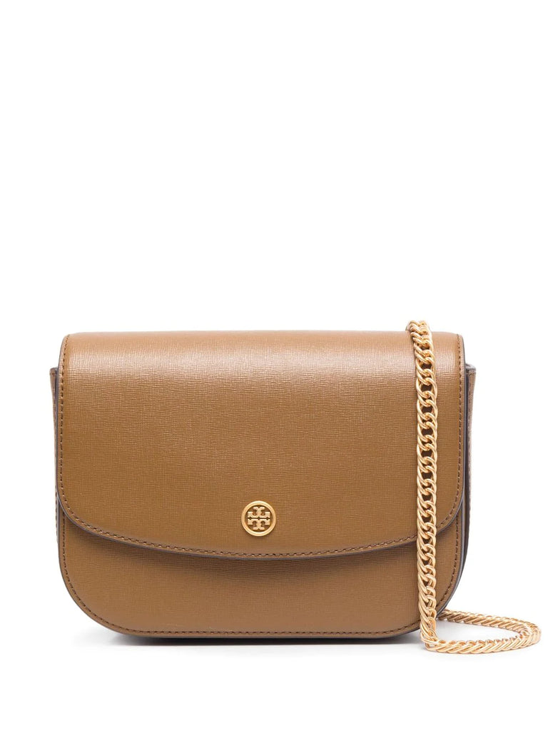 Tory Burch Leather-Trimmed Floral Printed Crossbody Bag - Pink Crossbody  Bags, Handbags - WTO370969