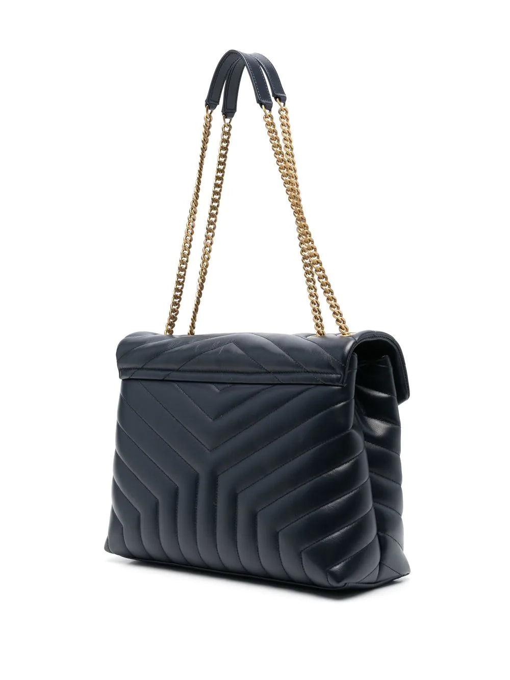 SAINT LAURENT Black Quilted Flap Bag — MOSS Designer Consignment